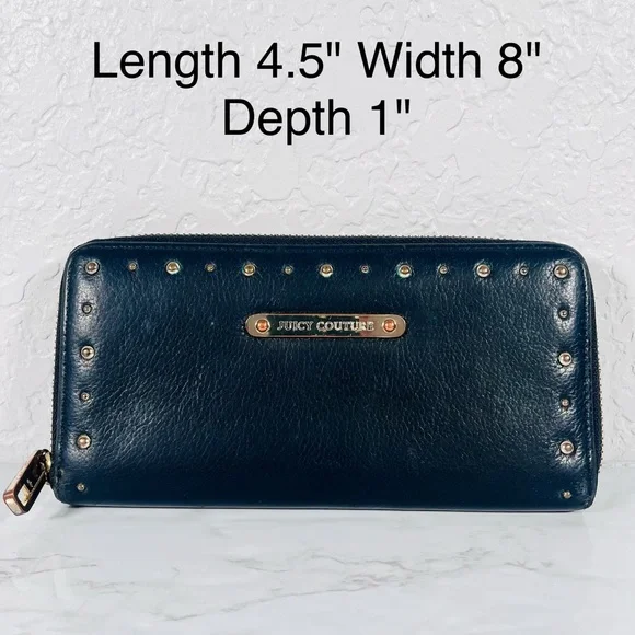 Juicy Couture Black Studded Wallet - Picture 9 of 9